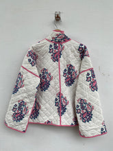 cotton jacket qulited short jacket kimopno front open reversiible coat crop top boho puterwear