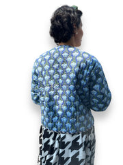 cotton jecket for women were printed kimono